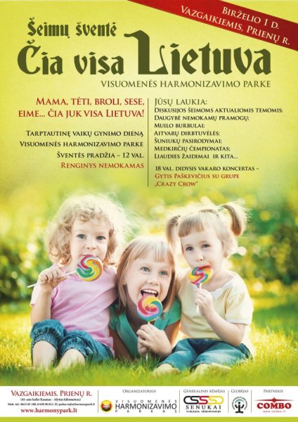 Šeimos kviečiamos į šeimų ir šeimynų šventę „Čia visa Lietuva“