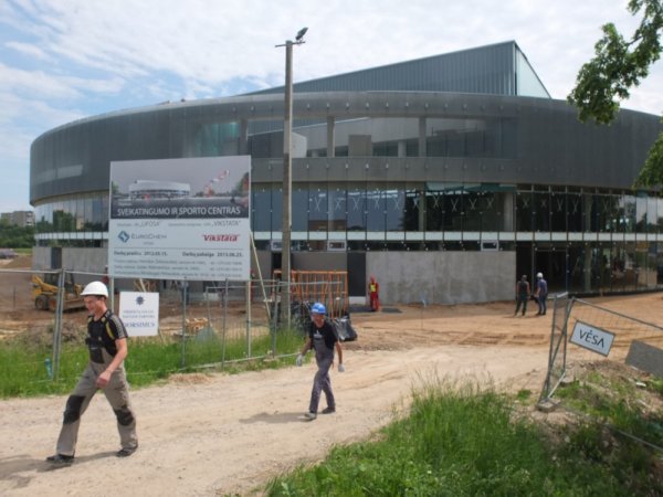 Kėdainių arena bus pastatyta iki rugpjūčio