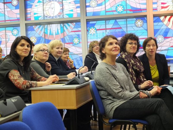 Projekto „Lyderių laikas 2“ savivaldybių komandų nariai susitiko su projekto užsienio konsultante...