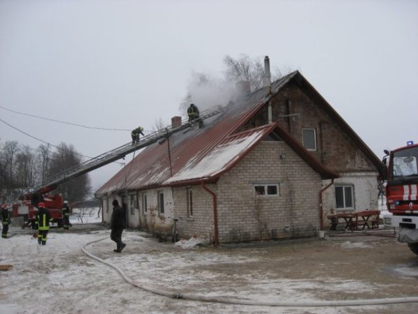 Nuo gaisro nukentėjo Pašumerio dvaras