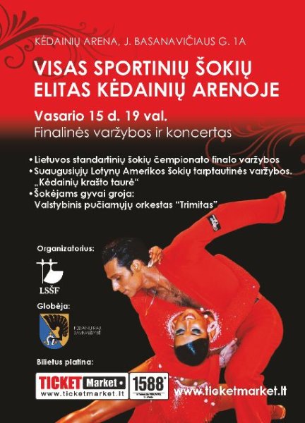 Sportinių šokių elitas – Kėdainių arenoje