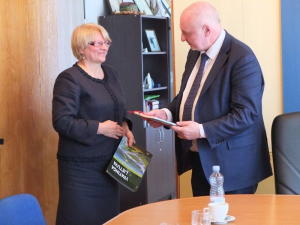 Kėdainiuose lankėsi LR aplinkos ministras Valentinas Mazuronis
