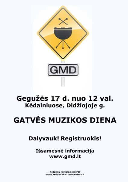 Šį šeštadienį – Gatvės muzikos diena