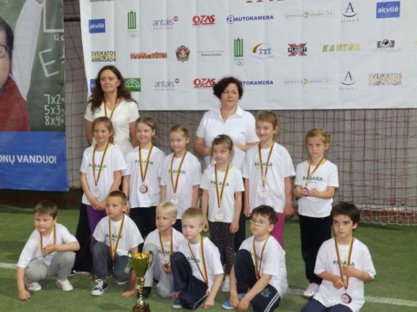 Užimta garbinga III vieta, iškovota nugalėtojų taurė