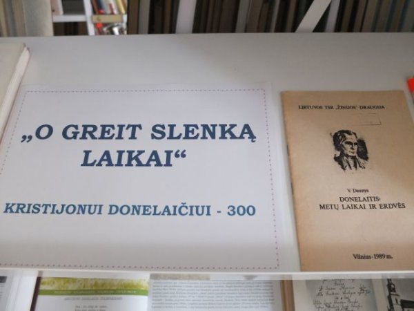 Parodos, renginiai, skirti K. Donelaičiui