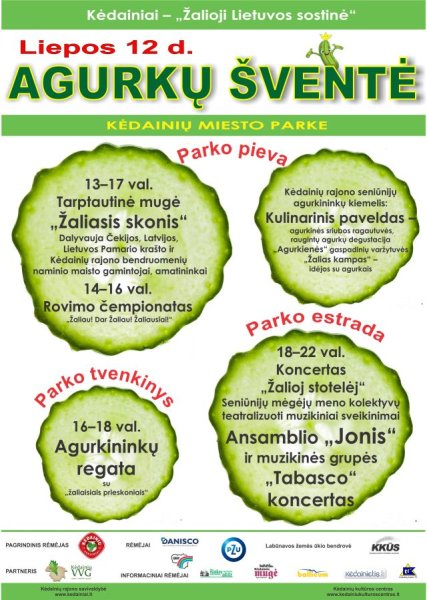 „Žalioji Lietuvos sostinė“ Kėdainiai kviečia į Agurkų šventę