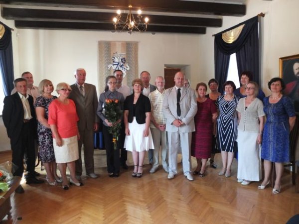 Rotušėje pagerbta  Giedrė Širvinskaitė