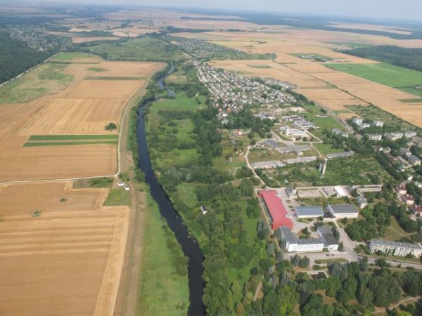 Kėdainius galima buvo pamatyti iš paukščio skrydžio!