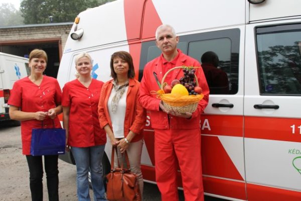 Išlydėjo į Lietuvos greitosios medicinos pagalbos žaidynes