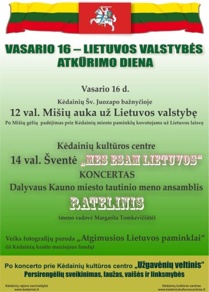 Vasario 16 – Lietuvos valstybės atkūrimo diena