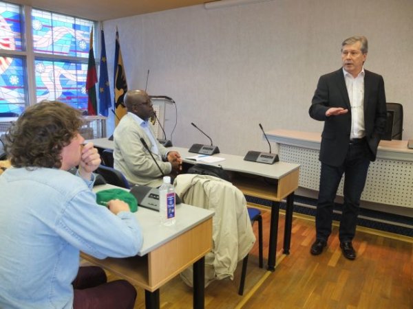 Savivaldybėje lankėsi studentų iš Švedijos delegacija