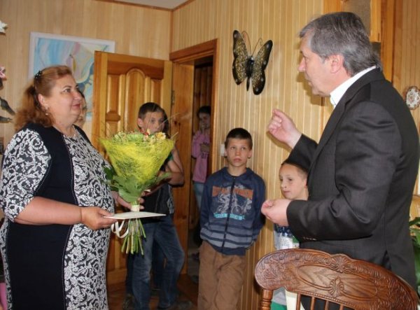 Meras aplankė vienintelę rajono šeimyną 