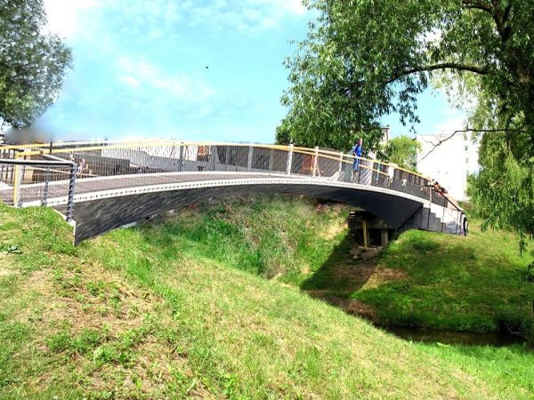 Vamzdynai prie tilto per Smilgos upę bus uždengti iki vasaros pabaigos