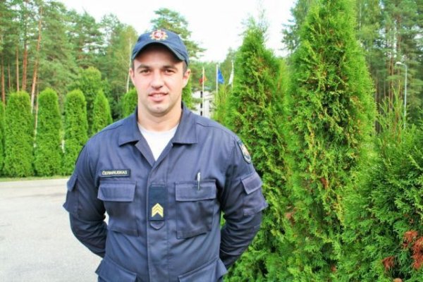Dukart geriausias šalies ugniagesys gelbėtojas – kėdainietis