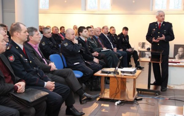 Ugniagesiai aptarė 2015 metų veiklos rezultatus
