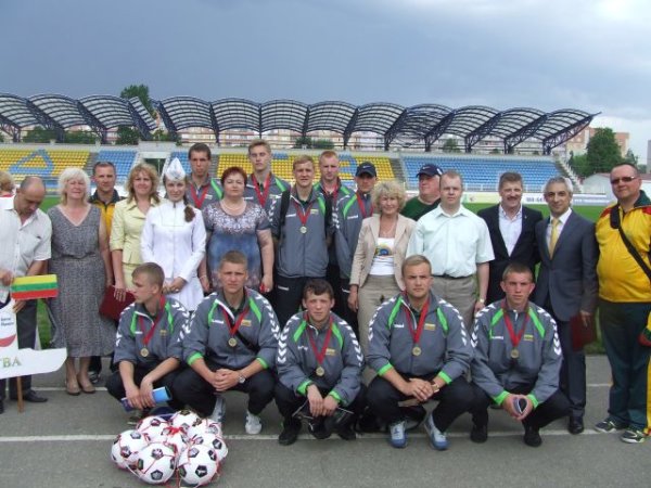 Europos specialiosios olimpiados futbolo čempionatui reikalingi sanavoriai
