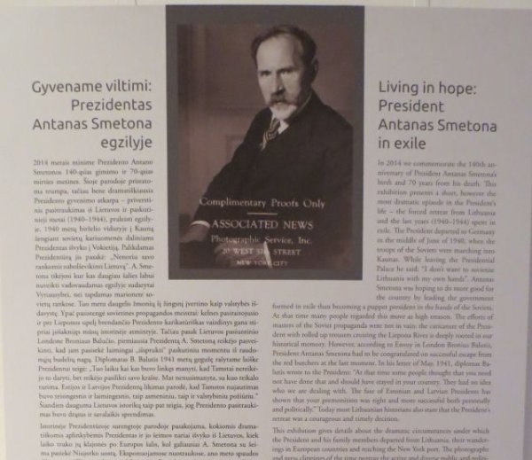 Muziejus kviečia į parodą „Gyvename viltimi: Prezidentas Antanas Smetona egzilyje“