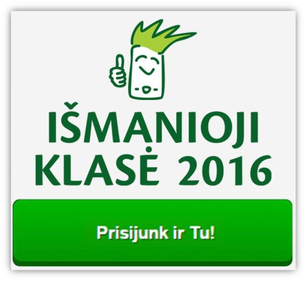 Bet kuri mokykla gali laimėti „Išmaniąją klasę“