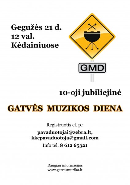 Šį šeštadienį - Gatvės muzikos diena!