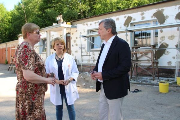Įsibėgėja Greitosios medicinos pagalbos skyriaus remonto darbai