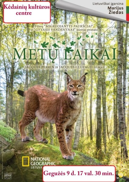 Bus rodomas dokumentinis filmas „Metų laikai“