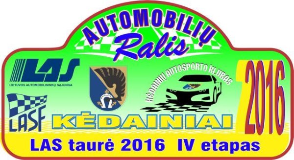 Liepos 3-ąją – Lietuvos automobilininkų sąjungos taurės ralio etapas „Kėdainiai 2016“
