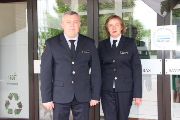 Teisės ir viešosios tvarkos skyriaus vyr. specialistai pasipuošė uniformomis 