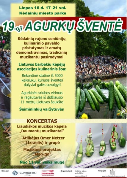 Agurkų šventės programa