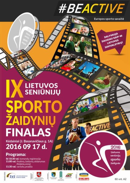 Kėdainiuose – IX Lietuvos seniūnijų sporto žaidynių finalinės varžybos
