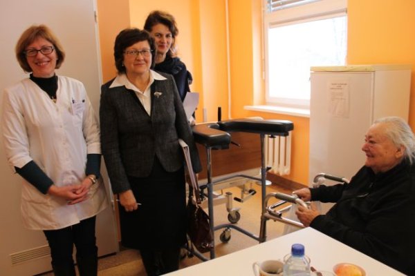 Vizitas Slaugos ir palaikomojo gydymo skyriuje