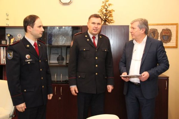Rajono merui S. Grinkevičiui prisistatė naujasis Kėdainių PGT viršininkas A. Eidimtas 
