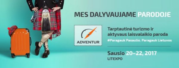 5-oje tarptautinėje parodoje ADVENTUR 2017 dalyvaus ir kėdainiečiai