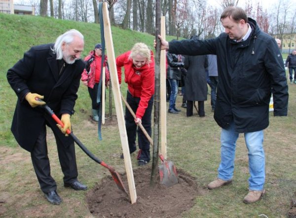 Sakurų parką papildė nauji japoniški medeliai 