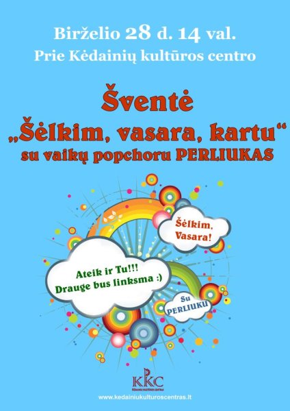 Šventė „Šėlkim, vasara, kartu“ su vaikų popchoru „Perliukas“ 