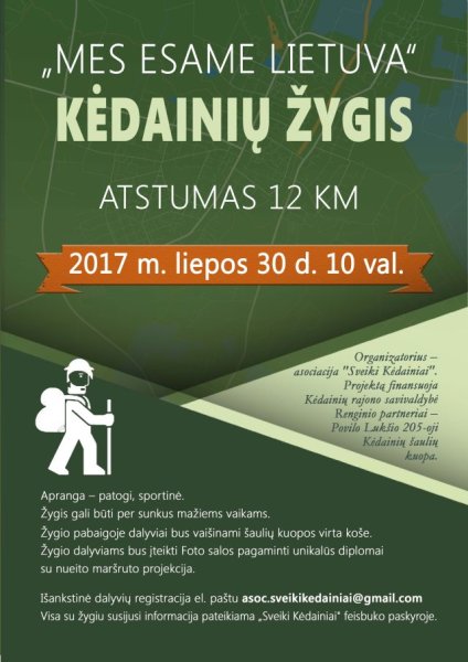 Kviečia į žygį „Mes esame Lietuva“