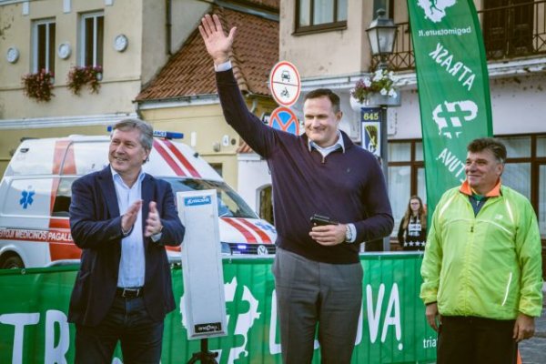 Dviratininkai ir bėgikai trumpam buvo okupavę senamiestį ir miesto gatves 