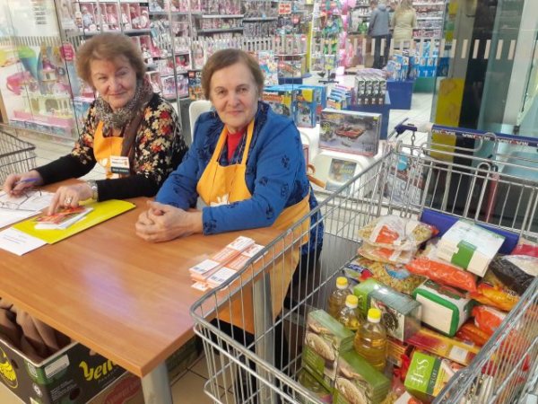 „Maisto banko“ akcijos metu maisto produktų aukota septynioms organizacijoms 