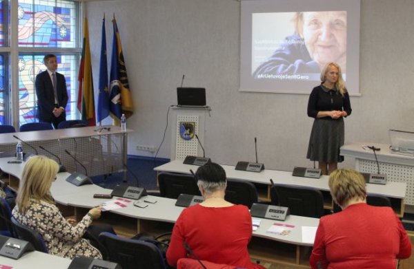 Kėdainių rajono savivaldybėje pristatyta paslauga „Sidabrinė linija“