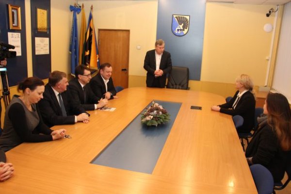 Meras susitiko su užsienyje gyvenančiais kėdainiečiais