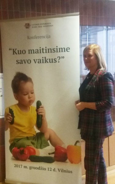 Savivaldybės gydytoja dalyvavo konferencijoje „Kuo maitinsime savo vaikus?“