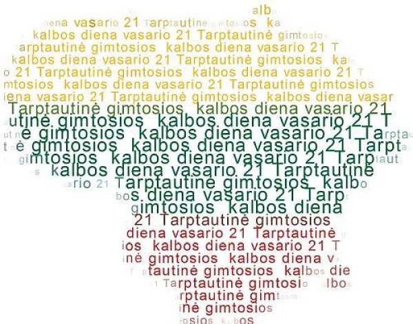 Vasario 21-oji – Tarptautinė gimtosios kalbos diena