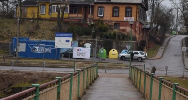 Uždaromas pėsčiųjų tiltas per Nevėžio upę tarp Didžiosios ir Kauno gatvių