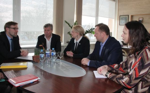 Ministras L. Kukuraitis teigiamai įvertino Socialinės paramos skyriaus darbą