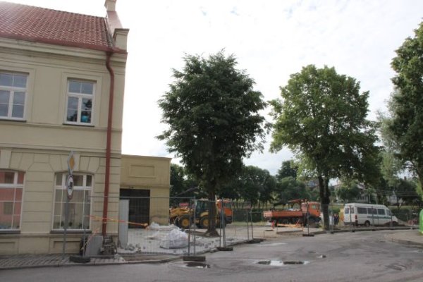 Kėdainių senamiestyje įrenginėjamos trys automobilių stovėjimo aikštelės