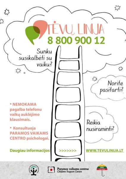 Nemokama psichologo pagalba – tėvams