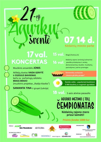 Vienintelė Lietuvoje Agurkų šventė šiemet ypatinga