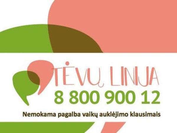 Į pagalbą tėvams – „Tėvų linija“ (8 800 900 12)