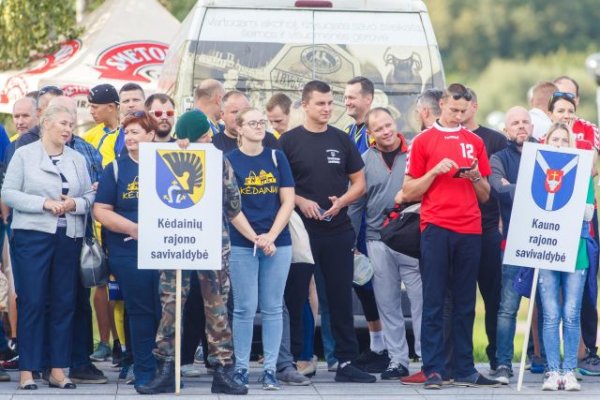 11-osiose Lietuvos seniūnijų sporto žaidynėse Kėdainių rajono savivaldybė trečia