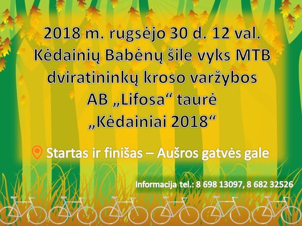 Kviečiame į dviračių žygį Babėnuose
