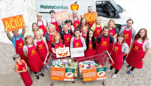 „Maisto banko“ akcija apims šimtą Lietuvos miestų